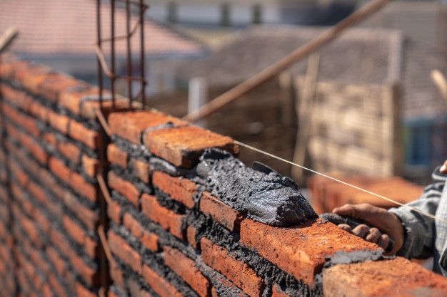 Trabajos de albañilería en obra